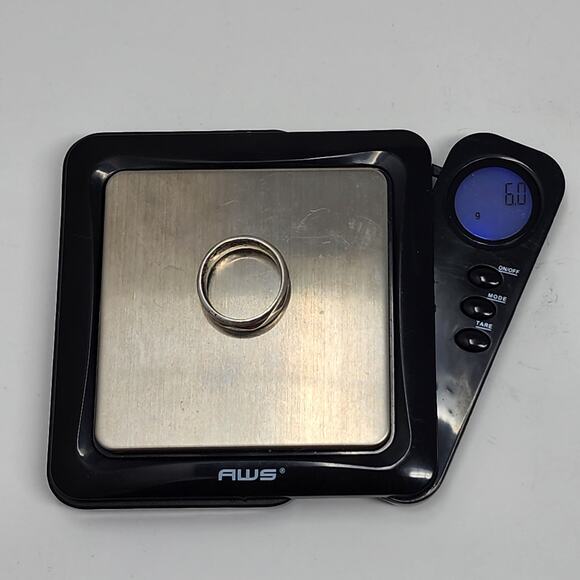 Vintage Sterling Silver Genuine Turquoise & Coral Navajo Native American Ring - Picture 3 of 4